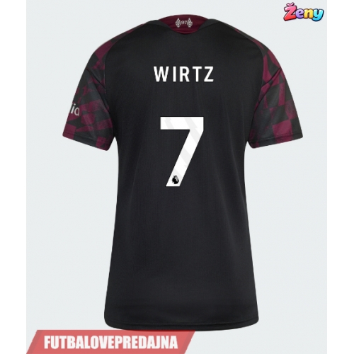 Lacne Ženy Futbalové dres Liverpool Florian Wirtz #7 2026-27 Krátky Rukáv - Tretina